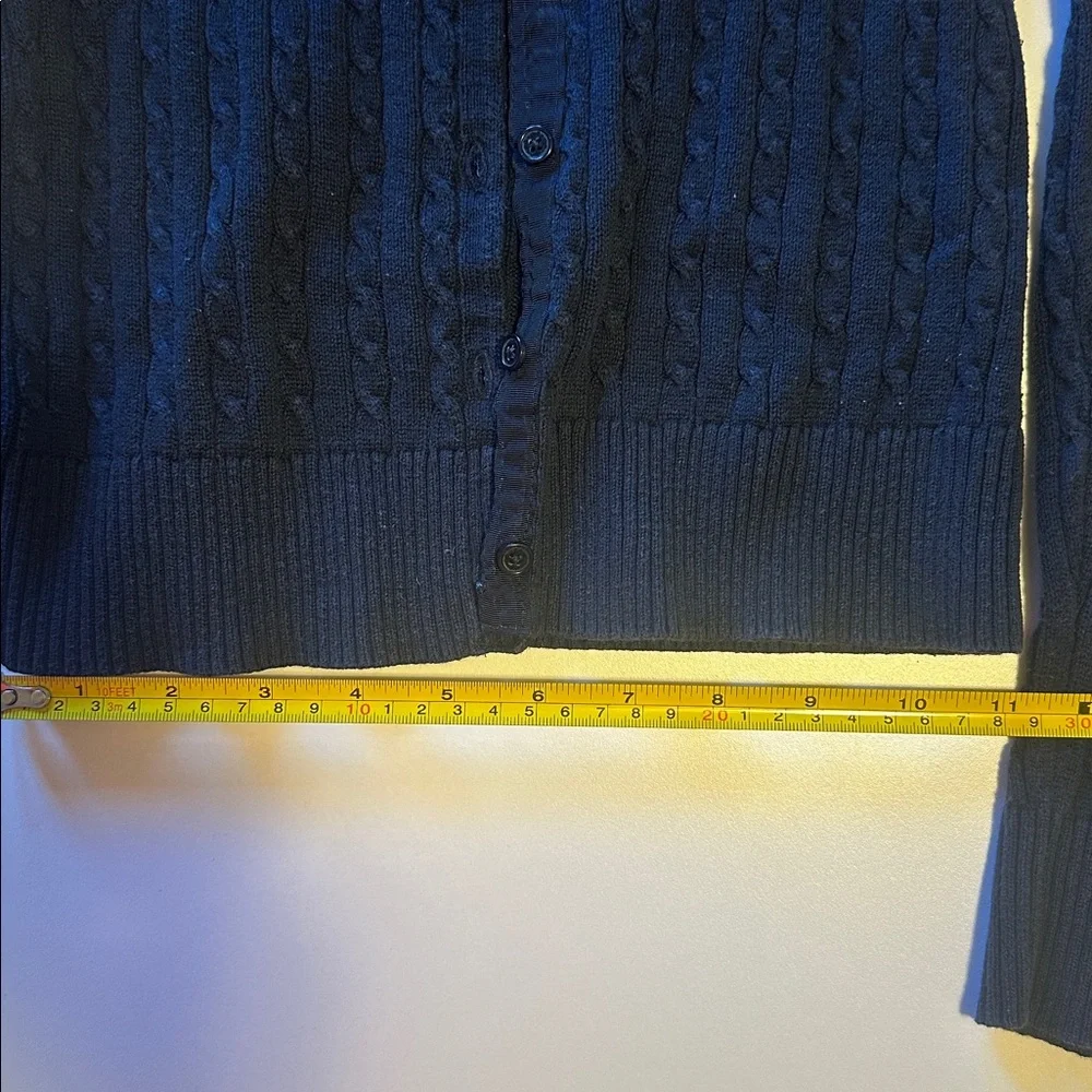 GapKids Navy Cable Knit Sweater Cardigan